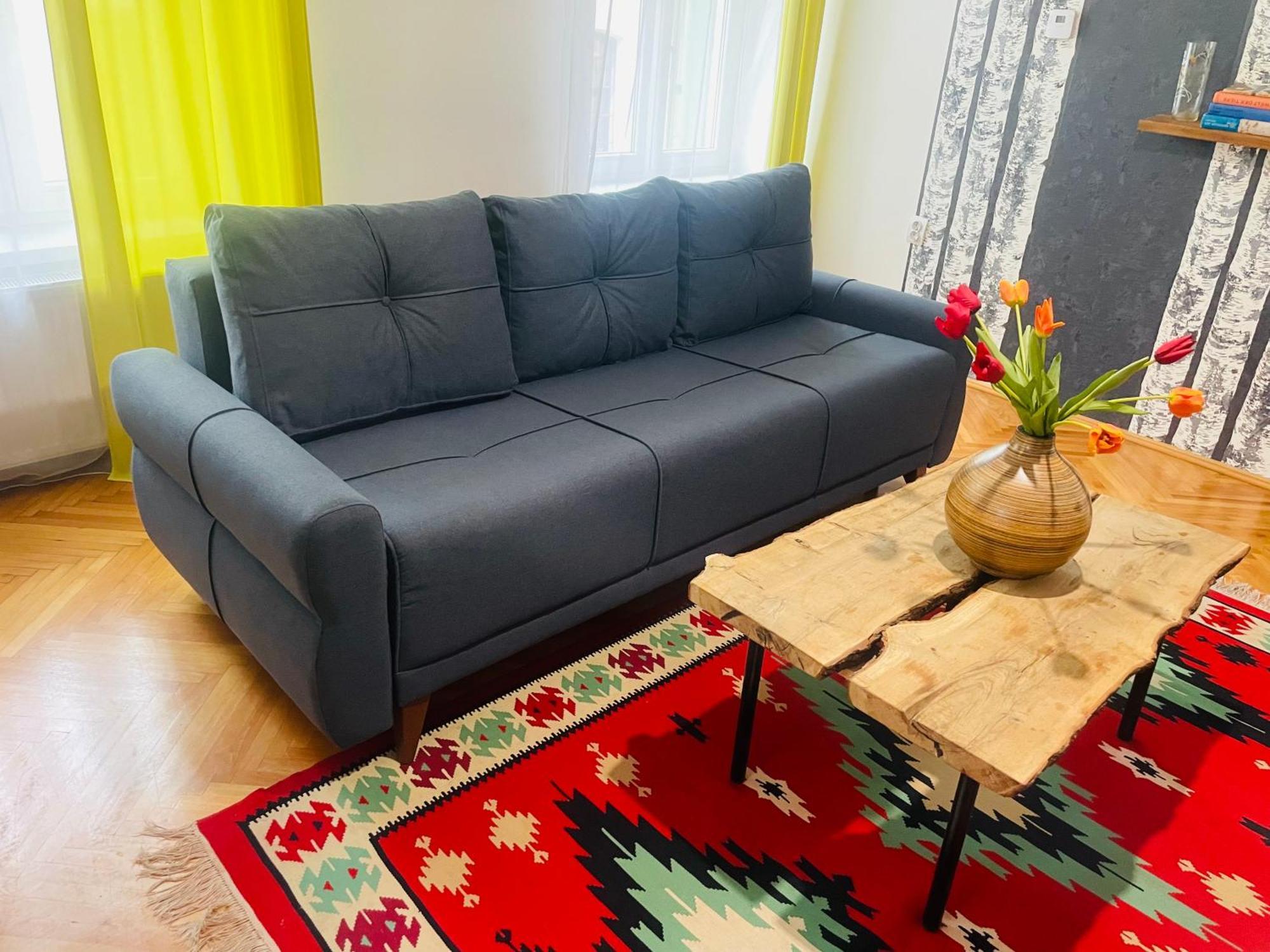 Spacious Stylish Apartment In Old Town 시비우 외부 사진